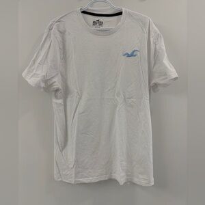 Hollister Men’s Crewneck Tee - White XL - 100% Cotton